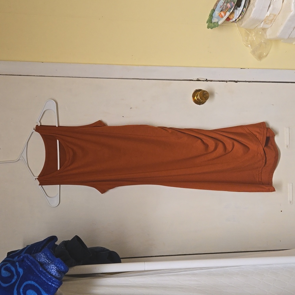 Orange dress, size medium,